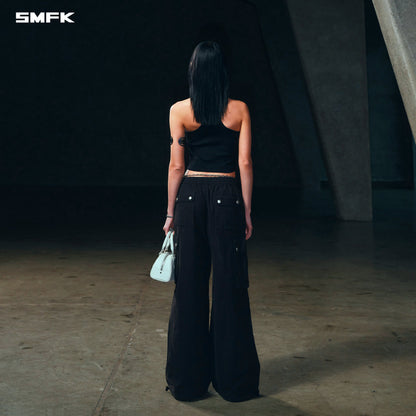 SMFK Poise X-Neck Tank / Cotton Wild Black