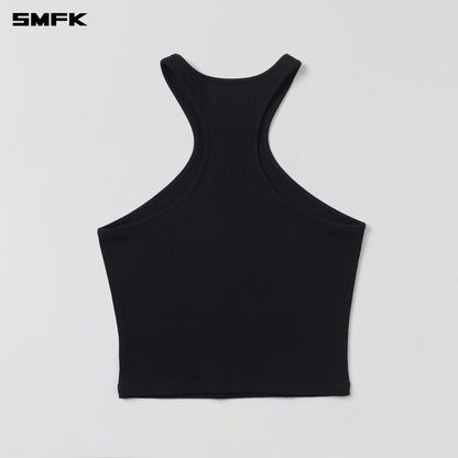 SMFK Poise X-Neck Tank / Cotton Wild Black