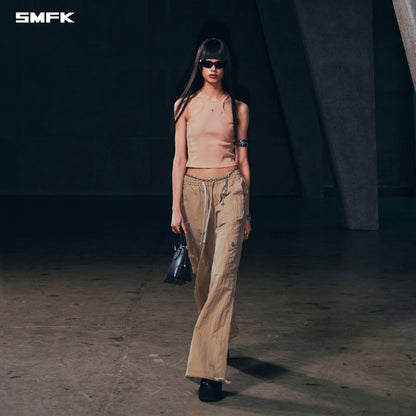 SMFK Poise X-Neck Tank / Cotton Sand