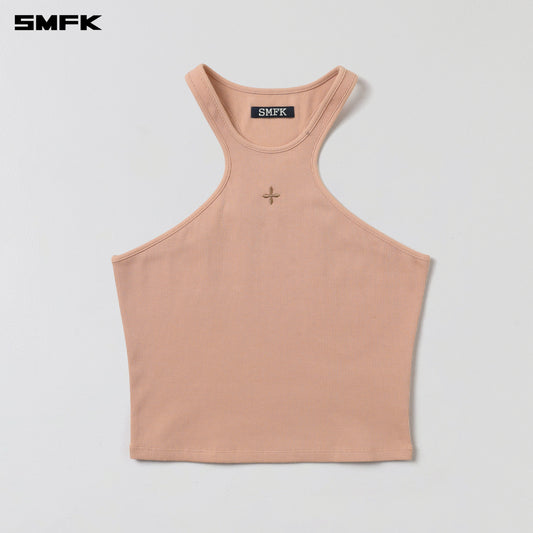 SMFK Poise X-Neck Tank / Cotton Sand