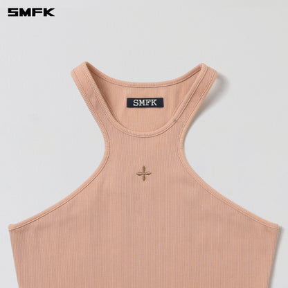 SMFK Poise X-Neck Tank / Cotton Sand