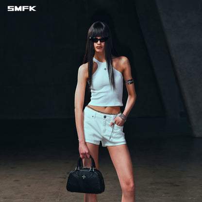 SMFK Poise X-Neck Tank / Cotton Cloud White