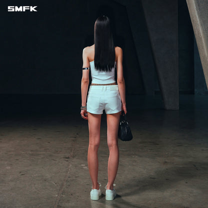 SMFK Poise X-Neck Tank / Cotton Cloud White