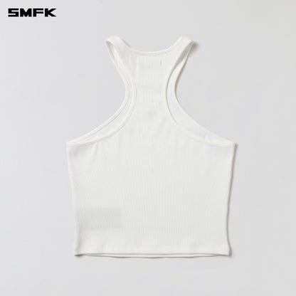 SMFK Poise X-Neck Tank / Cotton Cloud White