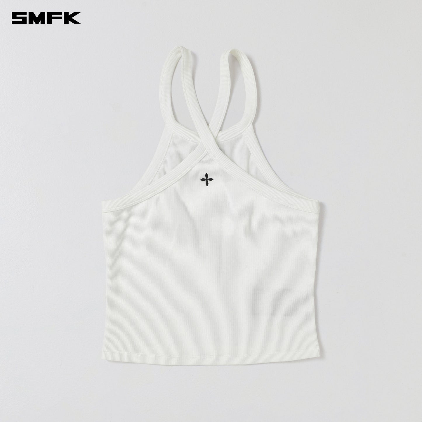 SMFK Poise X-Loop Camisole Cotton Cloud White