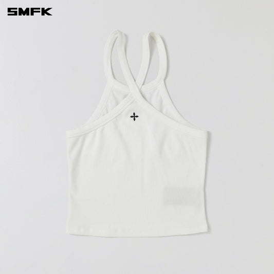 SMFK Poise X-Loop Camisole Cotton Cloud White