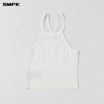 SMFK Poise X-Loop Camisole Cotton Cloud White