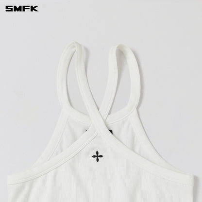 SMFK Poise X-Loop Camisole Cotton Cloud White
