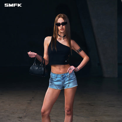 SMFK Poise Jungle Lines Tank Cotton Wild Black