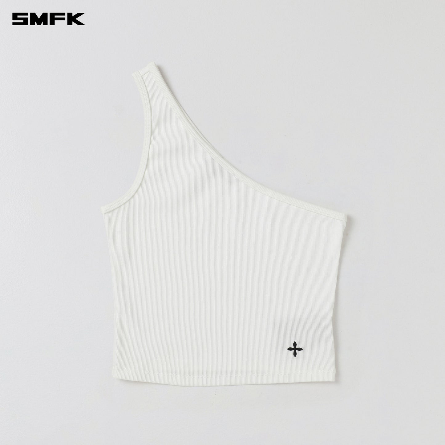 SMFK Poise Jungle Lines Tank Cotton Cloud White