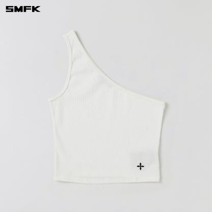 SMFK Poise Jungle Lines Tank Cotton Cloud White