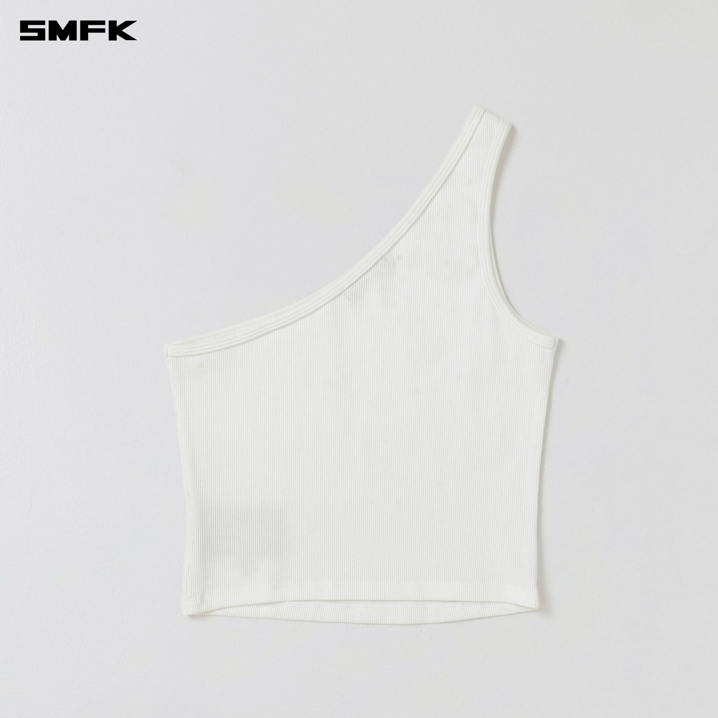 SMFK Poise Jungle Lines Tank Cotton Cloud White
