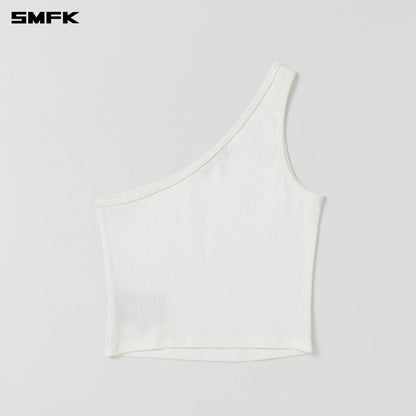 SMFK Poise Jungle Lines Tank Cotton Cloud White