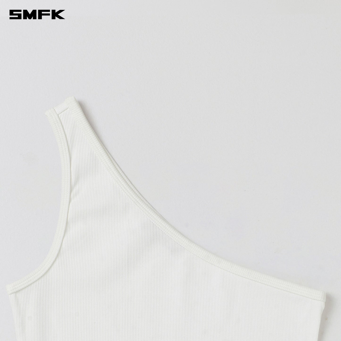 SMFK Poise Jungle Lines Tank Cotton Cloud White
