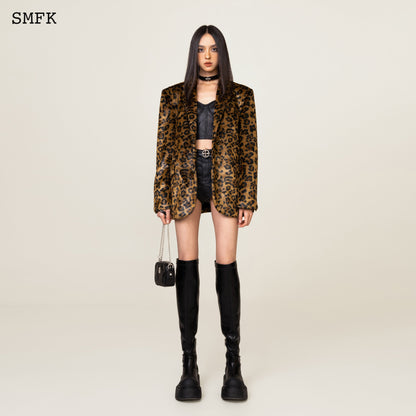 SMFK WildWorld Leopard Faux Fur Suit