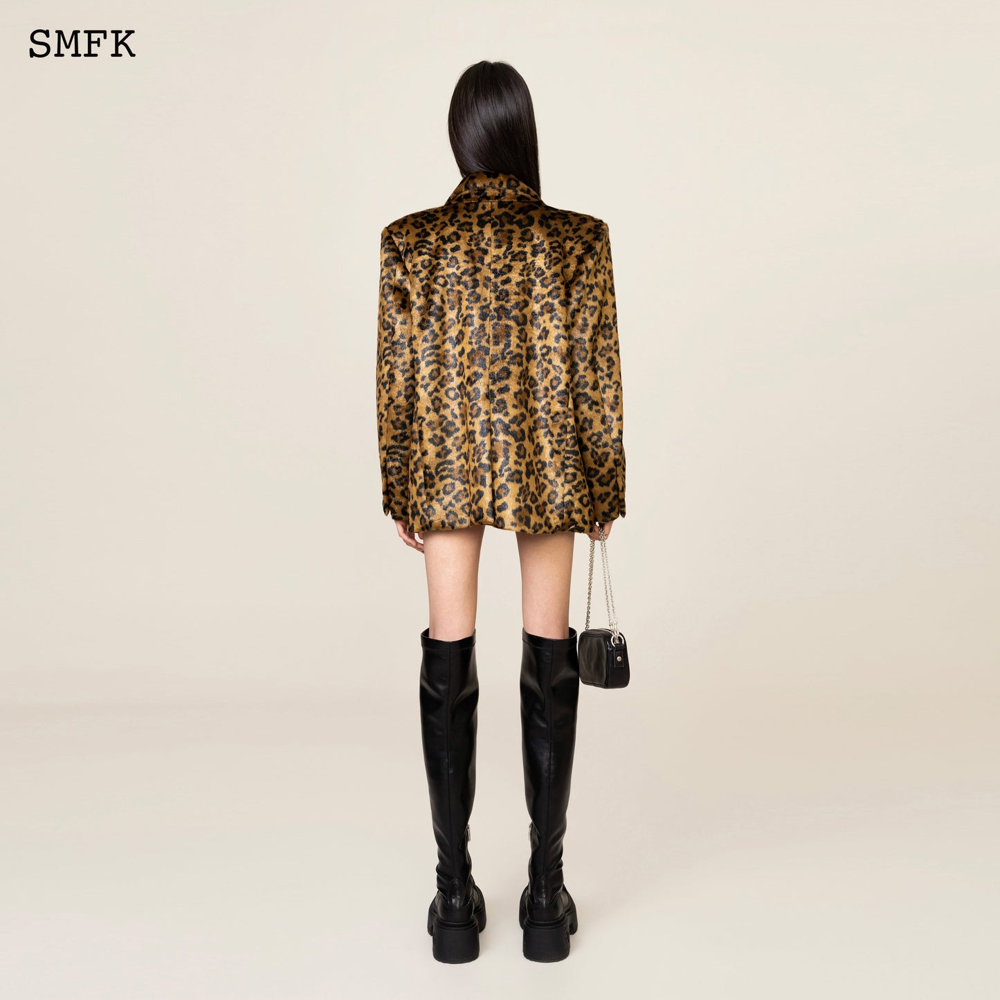 SMFK WildWorld Leopard Faux Fur Suit