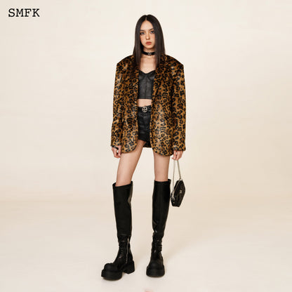 SMFK WildWorld Leopard Faux Fur Suit