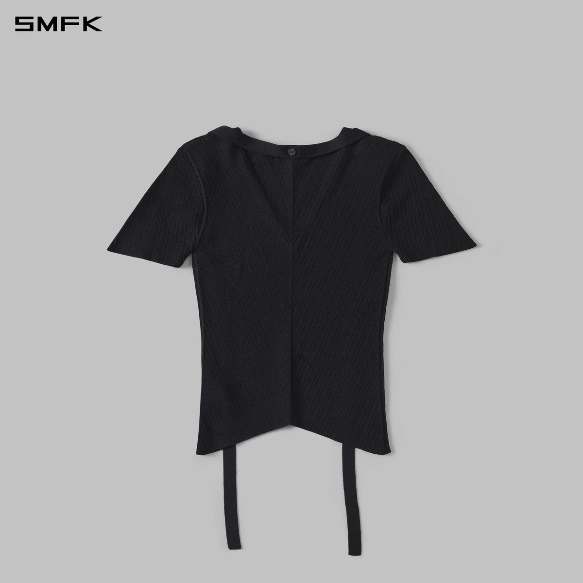 SMFK Myth Aeolus Evening Knit Tee Lenzing Tencel+Silk+Cotton Wild Black