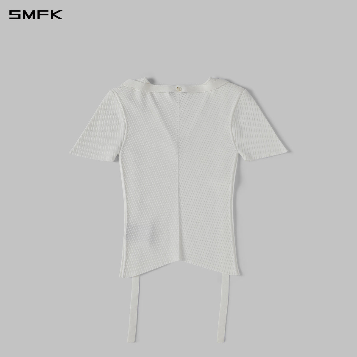 SMFK Myth Aeolus Evening Knit Tee Lenzing Tencel+Silk+Cotton Cloud White