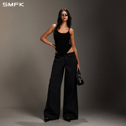SMFK Myth Aeolus Trape Camisole Lenzing Tencel +Wool Wild Black