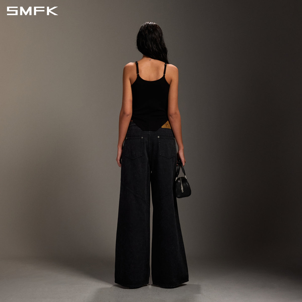 SMFK Myth Aeolus Trape Camisole Lenzing Tencel +Wool Wild Black