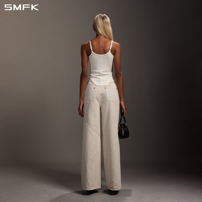 SMFK Myth Aeolus Trape Camisole Lenzing Tencel +Wool Cloud White