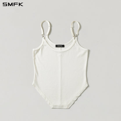 SMFK Myth Aeolus Trape Camisole Lenzing Tencel +Wool Cloud White