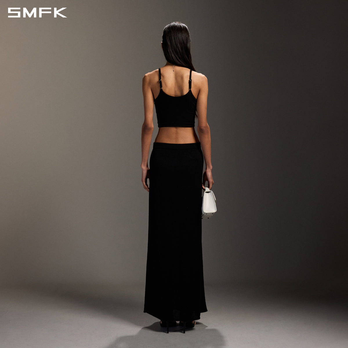 SMFK Myth Infinity Short Trape Camisole Lenzing Tencel+Wool Wild Black