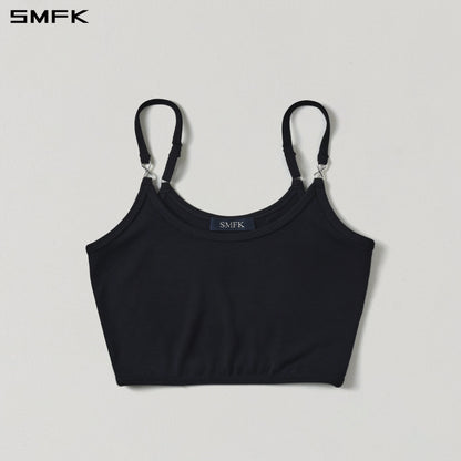 SMFK Myth Infinity Short Trape Camisole Lenzing Tencel+Wool Wild Black