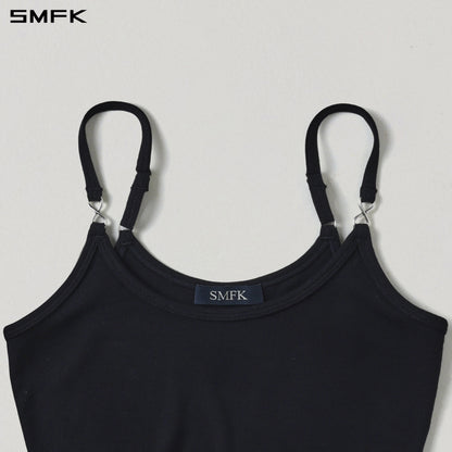 SMFK Myth Infinity Short Trape Camisole Lenzing Tencel+Wool Wild Black
