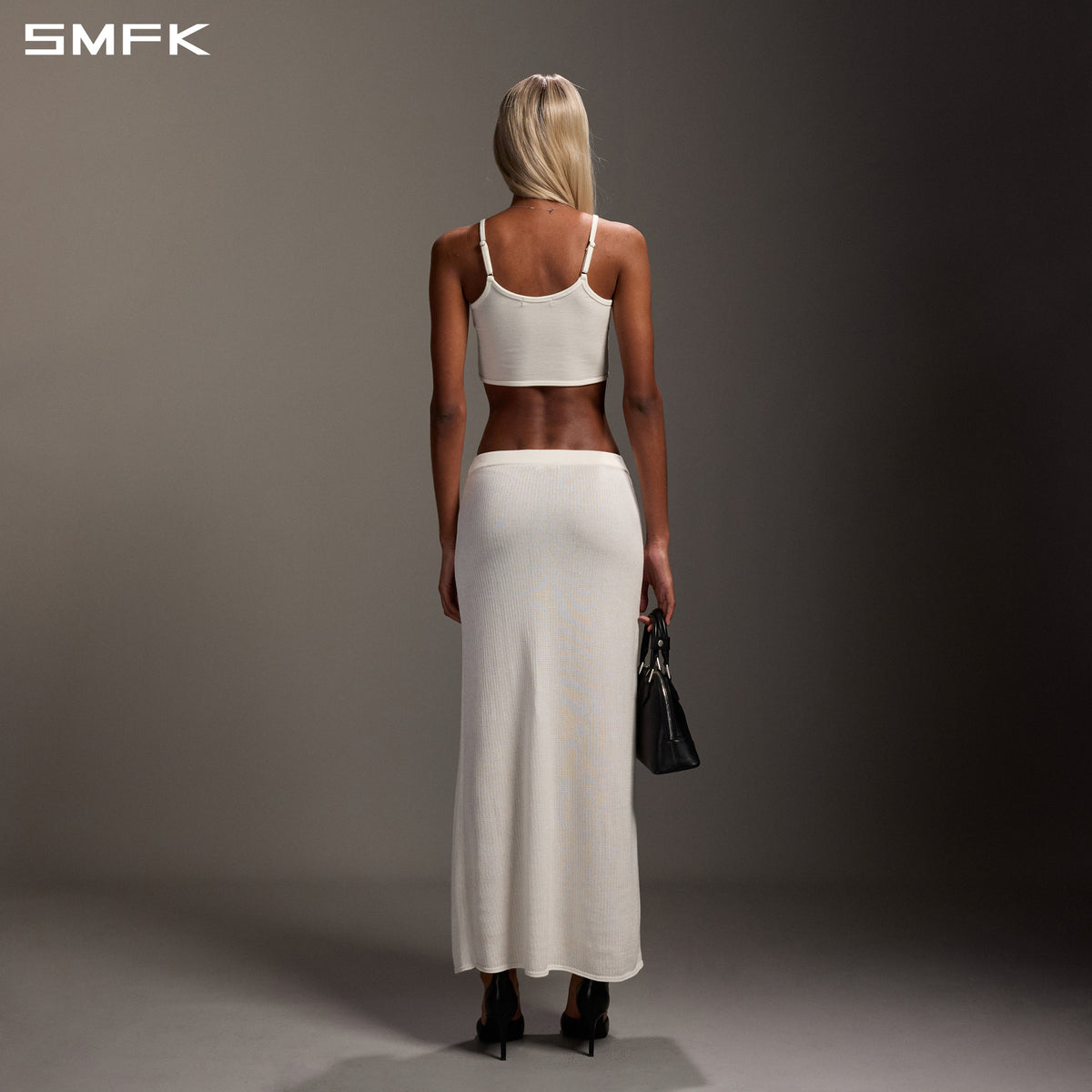 SMFK Myth Infinity Short Trape Camisole Lenzing Tencel+Wool Cloud White