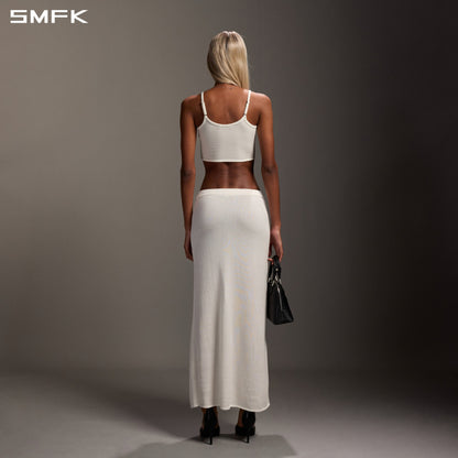 SMFK Myth Infinity Short Trape Camisole Lenzing Tencel+Wool Cloud White