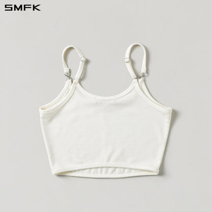 SMFK Myth Infinity Short Trape Camisole Lenzing Tencel+Wool Cloud White