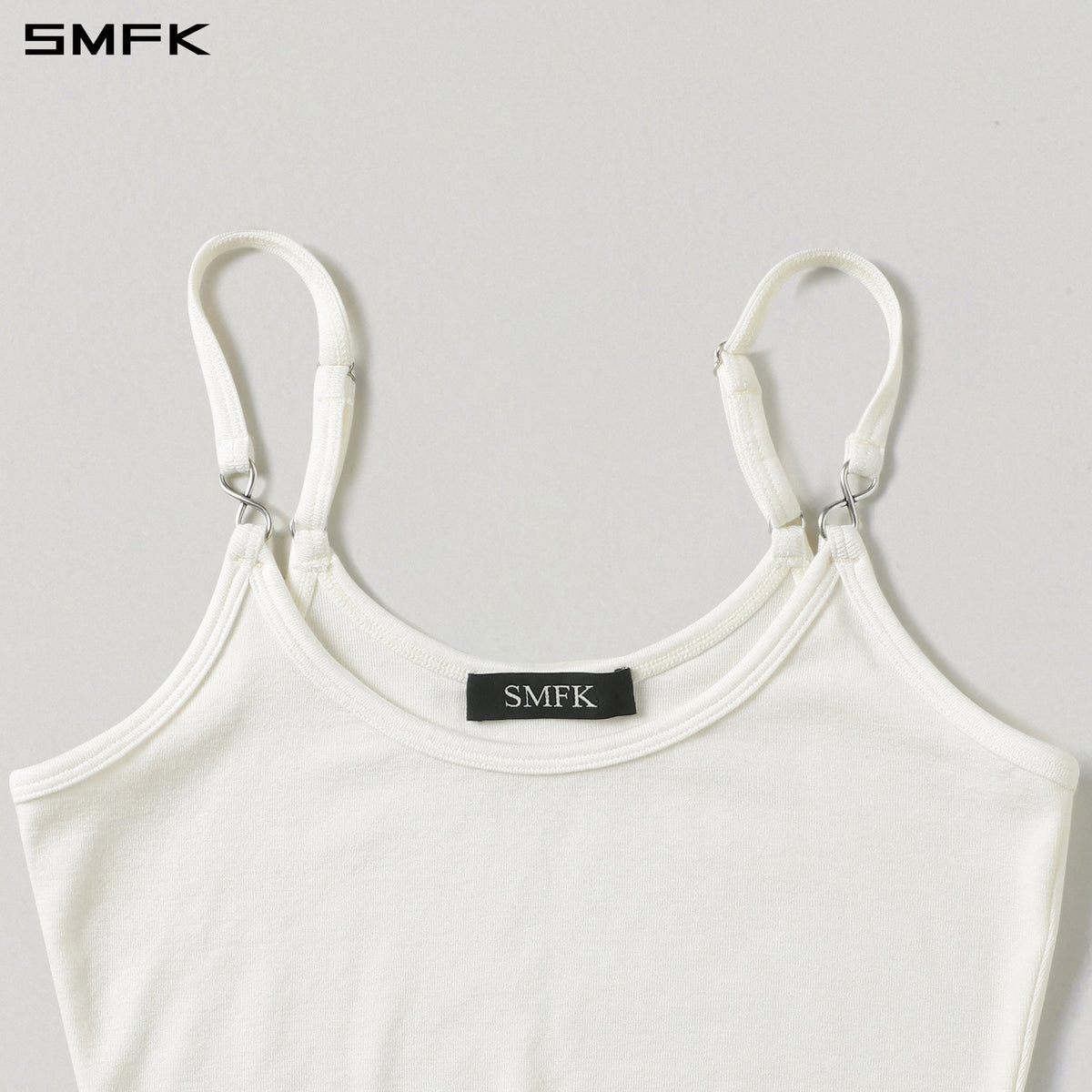 SMFK Myth Infinity Short Trape Camisole Lenzing Tencel+Wool Cloud White