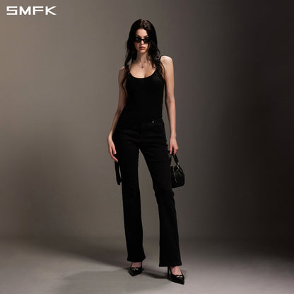 SMFK Myth Aeolus Camisole Lenzing Tencel +Wool Wild Black