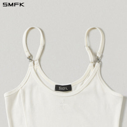 SMFK Myth Aeolus Camisole Lenzing Tencel +Wool Cloud White