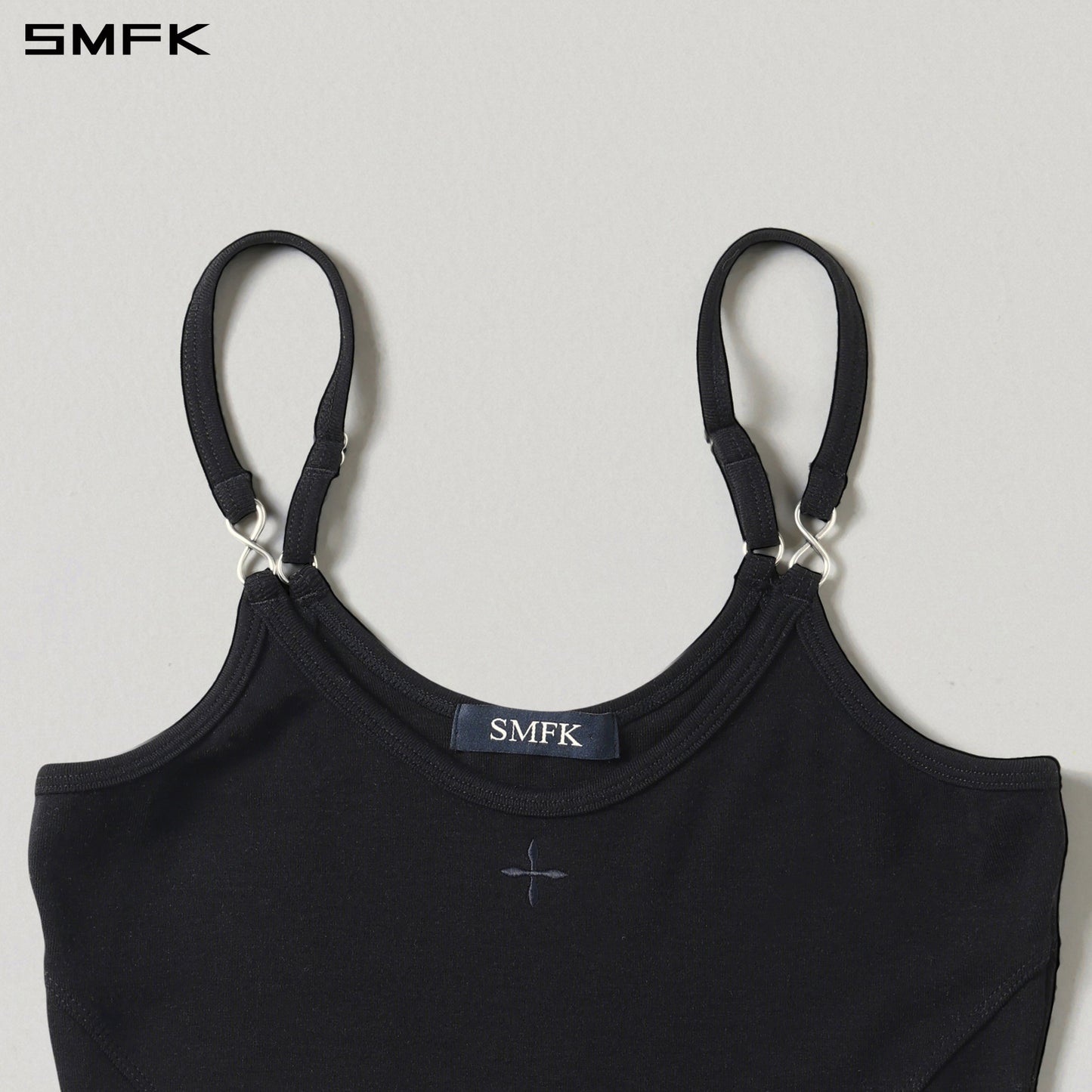 SMFK Myth Aeolus Asymmetry Camisole Lenzing Tencel+Wool Wild Black