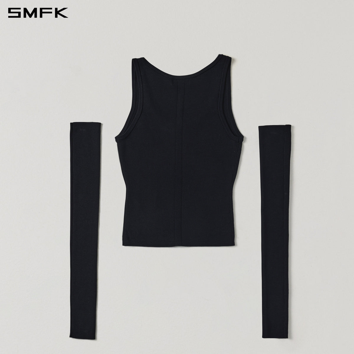 SMFK Myth Seer Slim Knit Vest Tencel+Silk Wild Black