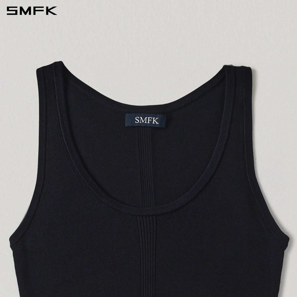 SMFK Myth Seer Slim Knit Vest Tencel+Silk Wild Black