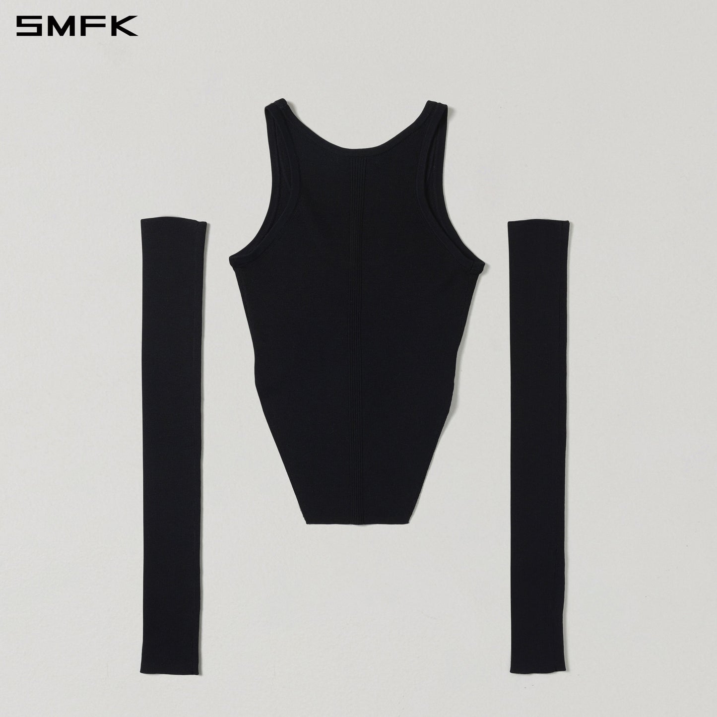 SMFK Myth Siren Slim Knit Vest Tencel+Silk Wild Black
