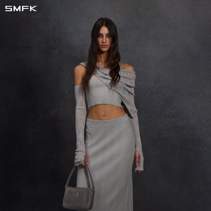 SMFK Myth Siren Cruise Knit Camisole Suit Lenzing Tencel+Silk+Cotton Glacier Grey