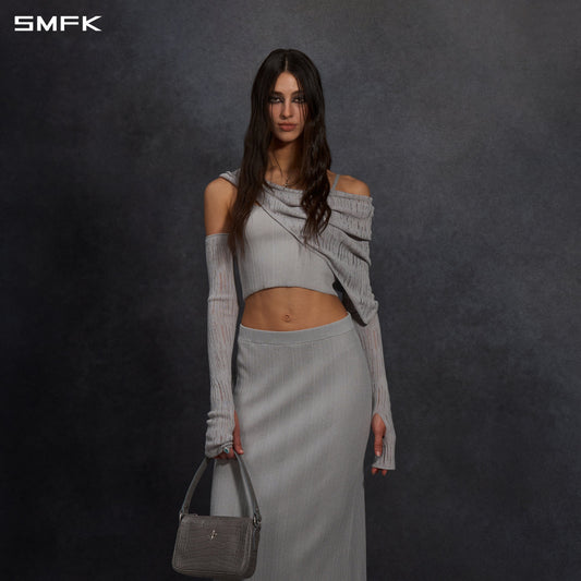 SMFK Myth Siren Cruise Knit Camisole Suit Lenzing Tencel+Silk+Cotton Glacier Grey