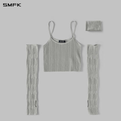 SMFK Myth Siren Cruise Knit Camisole Suit Lenzing Tencel+Silk+Cotton Glacier Grey