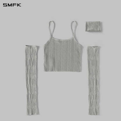 SMFK Myth Siren Cruise Knit Camisole Suit Lenzing Tencel+Silk+Cotton Glacier Grey