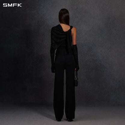 SMFK Myth Siren Cruise Knit Camisole Suit Lenzing Tencel+Silk+Cotton Wild Black