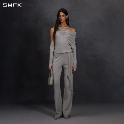SMFK Myth Siren Cruise Knit Camisole Suit Lenzing Tencel+Silk+Cotton Glacier Grey