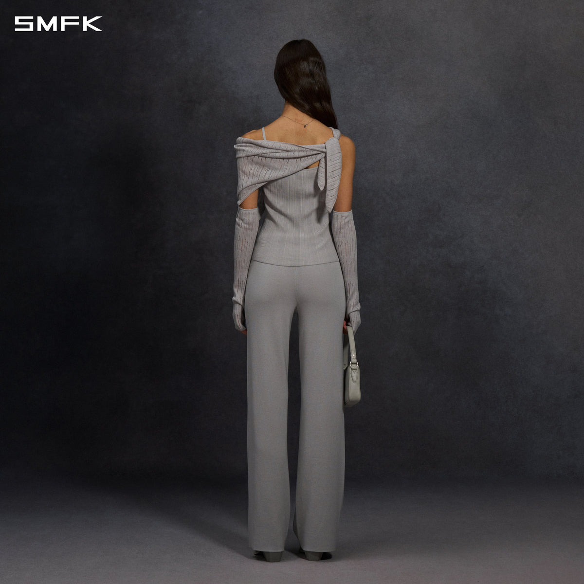 SMFK Myth Siren Cruise Knit Camisole Suit Lenzing Tencel+Silk+Cotton Glacier Grey