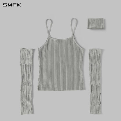 SMFK Myth Siren Cruise Knit Camisole Suit Lenzing Tencel+Silk+Cotton Glacier Grey