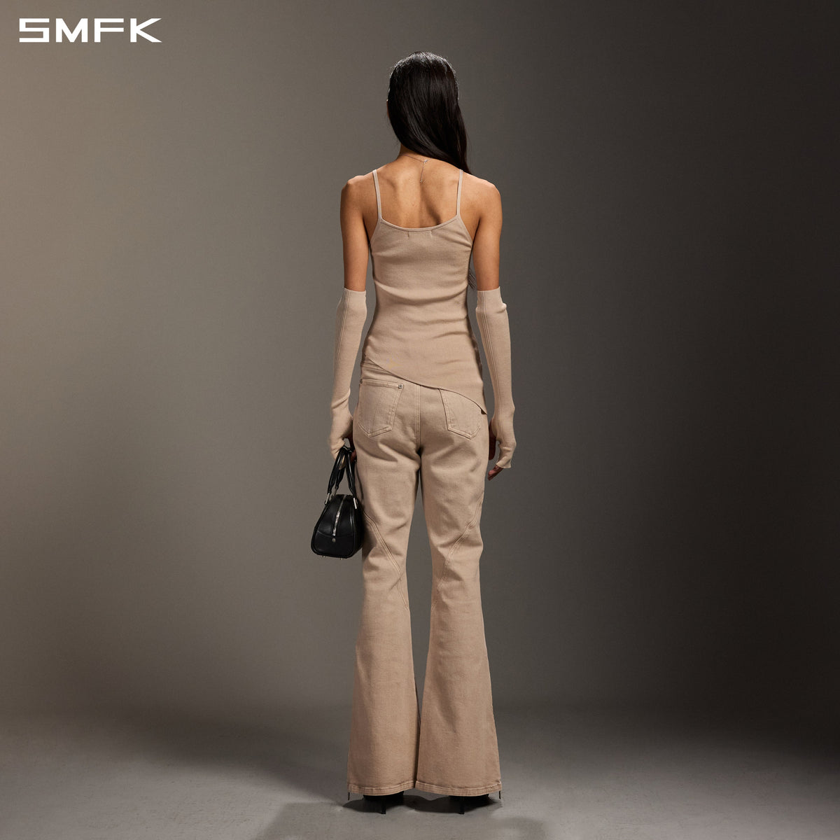 SMFK Myth Aeolus Asymmetry Slim Knit Tencel+Silk Fresh Skin