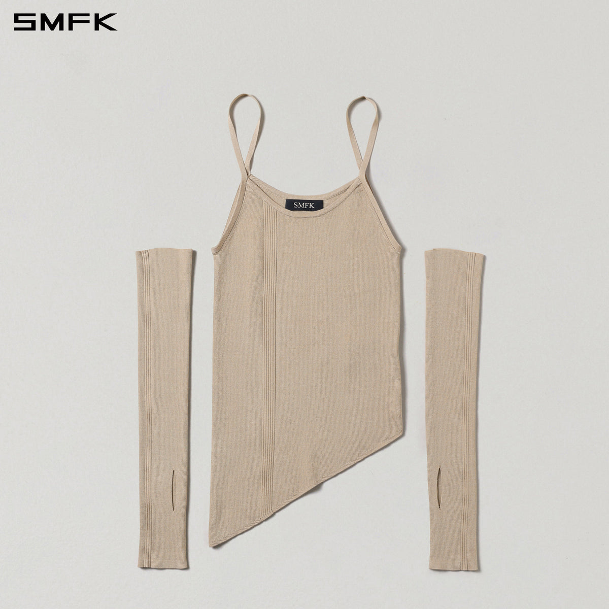 SMFK Myth Aeolus Asymmetry Slim Knit Tencel+Silk Fresh Skin